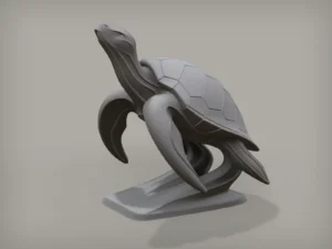 Stylized Animal Statue - Sea Turtle