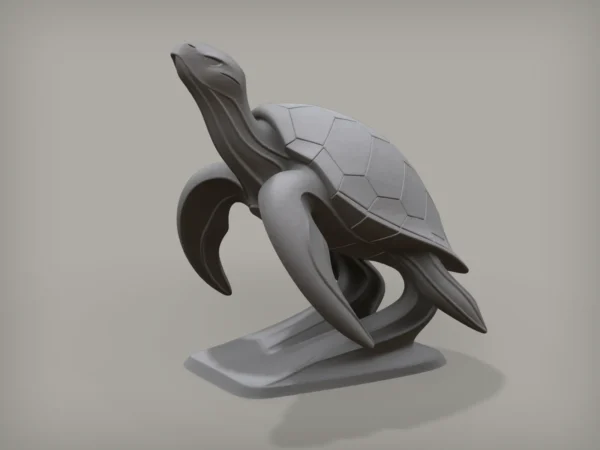 Stylized Animal Statue - Sea Turtle